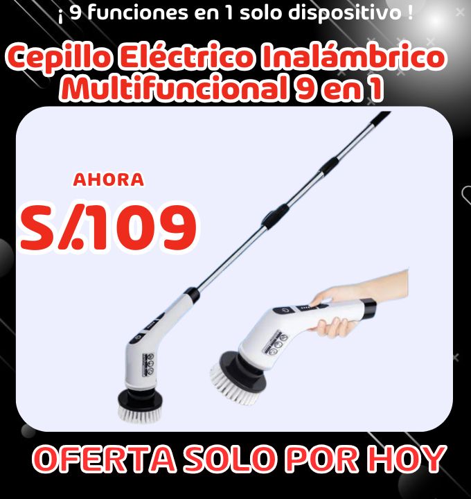 Cepillo Inalámbrico Multifuncional 7 en 1
