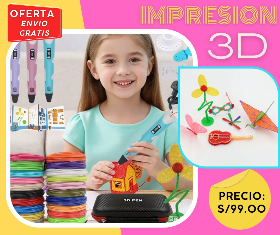 Lápiz de Impresión 3D – Regala creatividad en 3D